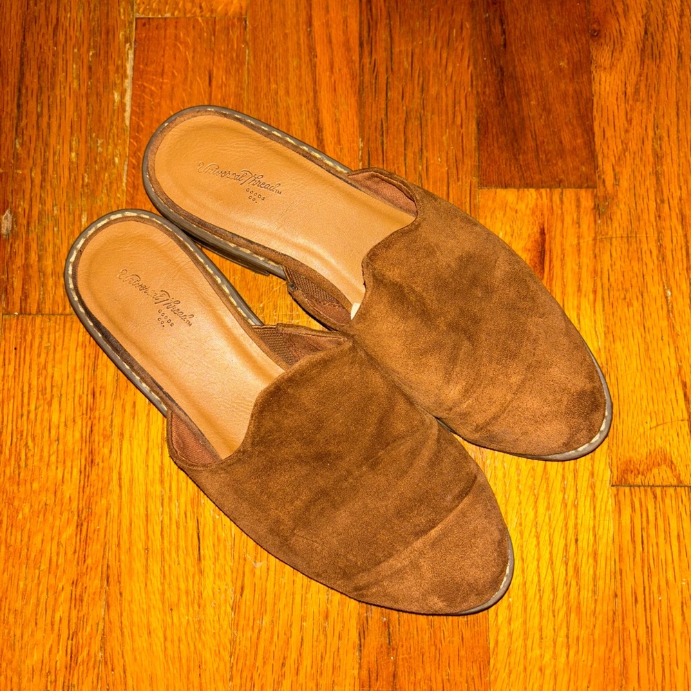 Women’s Brown Suede Mules